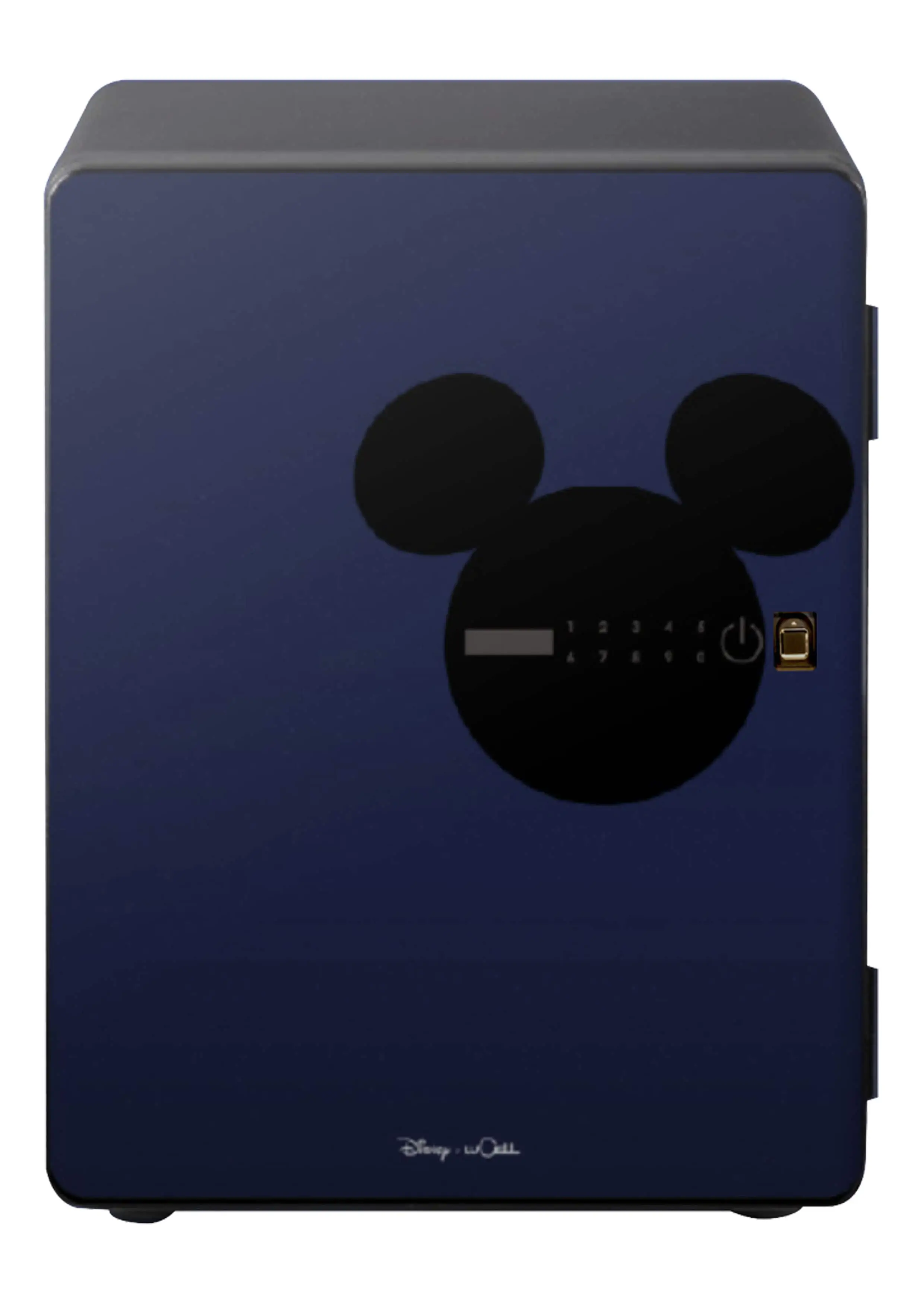 小型漫威迪士尼Disney聯名防火保險箱 米奇藍