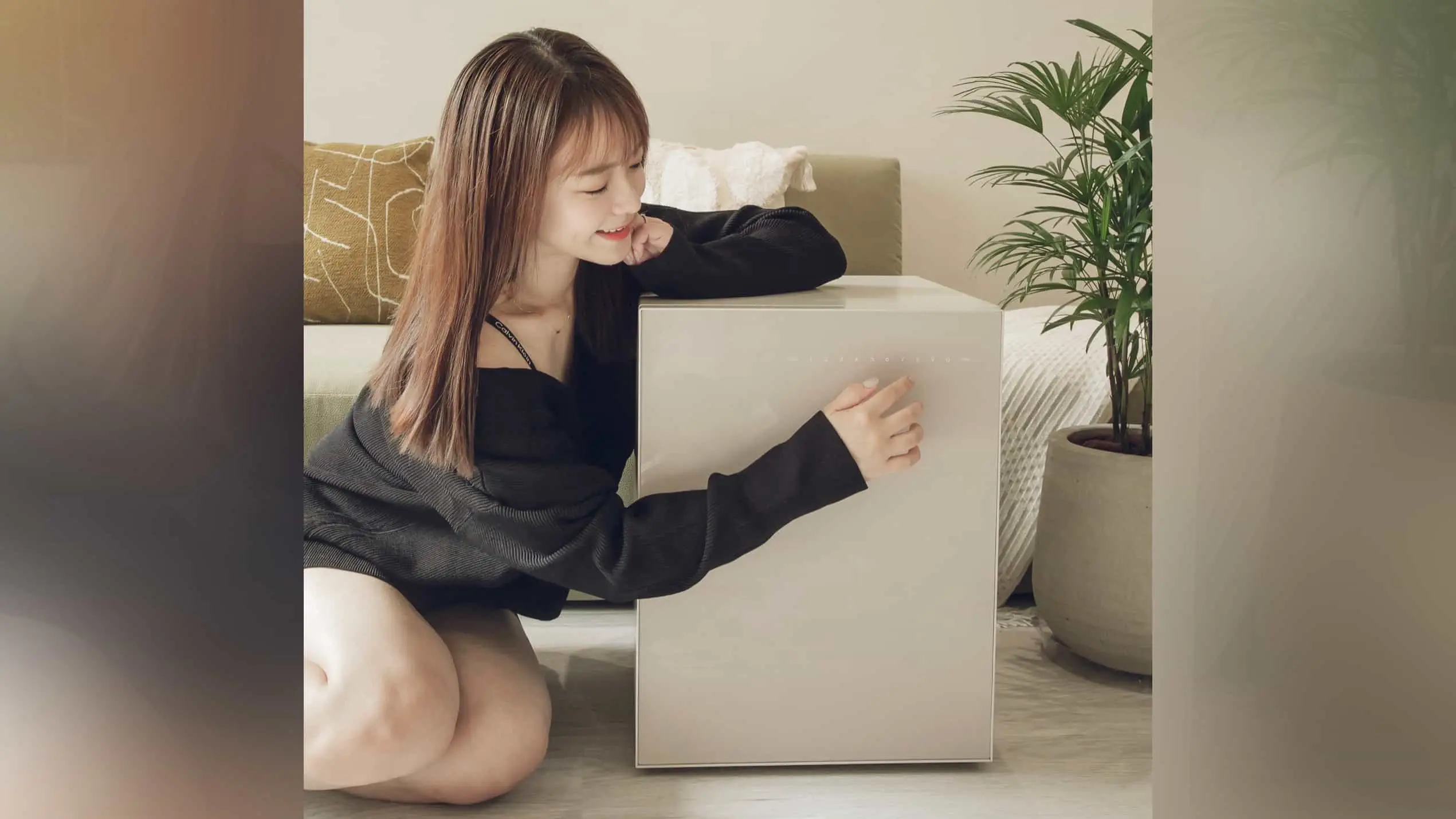 Wang 王緒緒  istella 床頭櫃 乃杏色 防火保險箱 推薦