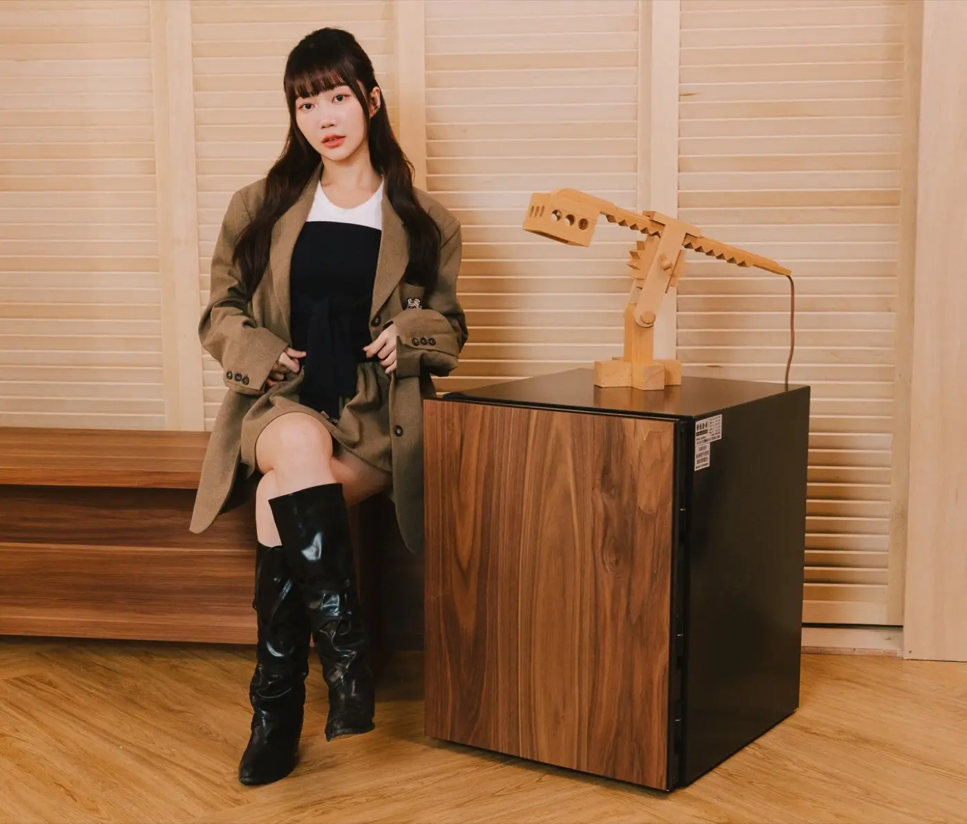 PLD 胡桃木 防火保險箱  wt_3369