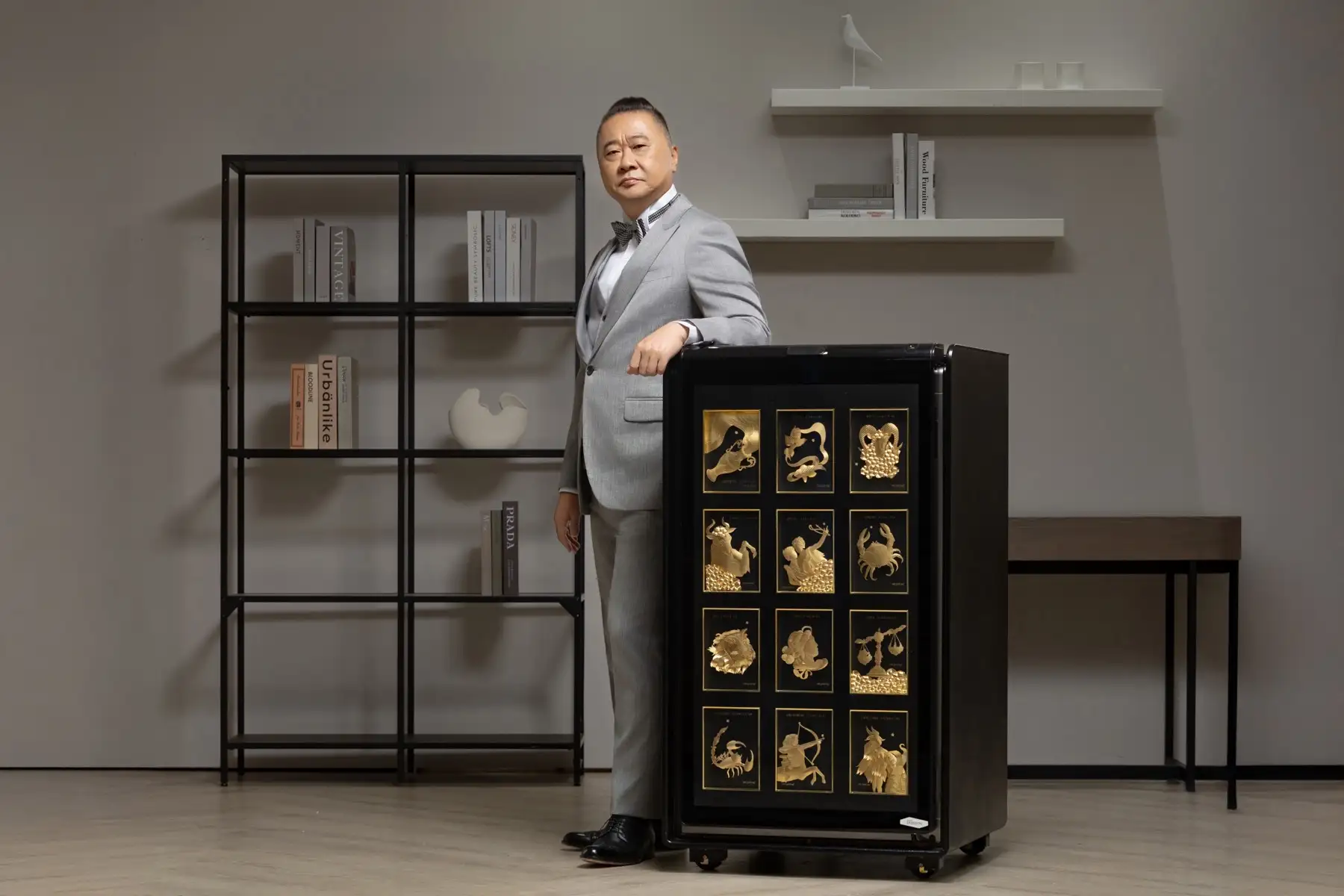 邰智源 邰哥代言發億金庫 LuCell 12k金 黃金版12星座 防火防盜保險箱 tai_1013_0272